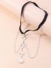 Seashell Starfish Charm Beaded Thigh Chain -  