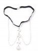 Seashell Starfish Charm Beaded Thigh Chain -  