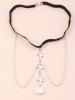 Seashell Starfish Charm Beaded Thigh Chain -  