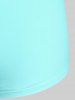 Plus Size Feather Print Crisscross Strappy Back Rings Boyshorts Tankini Swimsuit -  