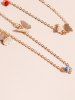 Butterfly Bead Pendant Waist Chain -  