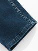 Destroyed Straight Leg Jeans -  
