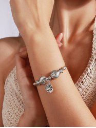 Vintage Rose Charm Carp Bracelet -  