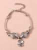 Vintage Rose Charm Carp Bracelet -  