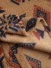 Ethnic Aztec Geo Printed Polar Fleece Fluffy Shacket -  