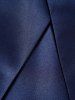 Cold Shoulder Foldover High Waist Party Dress -  