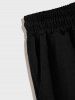 Letter C'EST LA VIE PARIS Graphic Printed Drawstring Shorts -  