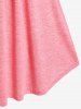 Plus Size Twist Open Shoulder Top -  