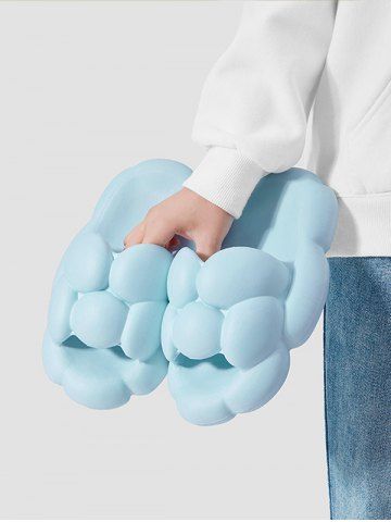 Solid Color Soft Cloud Slippers