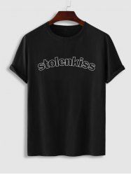 Stolenkiss Pattern Short Sleeves T-shirt -  
