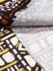 Graphic Print Vintage Short Sleeves Casual Shirt -  