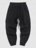 Solid Color Multi-pockets Design Cargo Pants -  