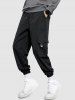 Solid Color Multi-pockets Design Cargo Pants -  