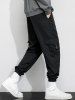 Solid Color Multi-pockets Design Cargo Pants -  