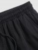 Solid Color Multi-pockets Design Cargo Pants -  