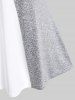 Plus Size Colorblock Tank Top -  
