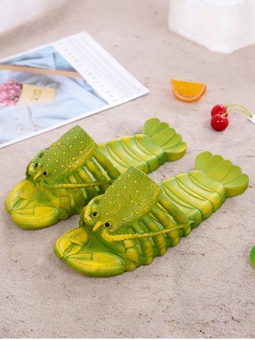 Couple Lobster Shaped Slippers - LIGHT GREEN - 42/43(250MM)