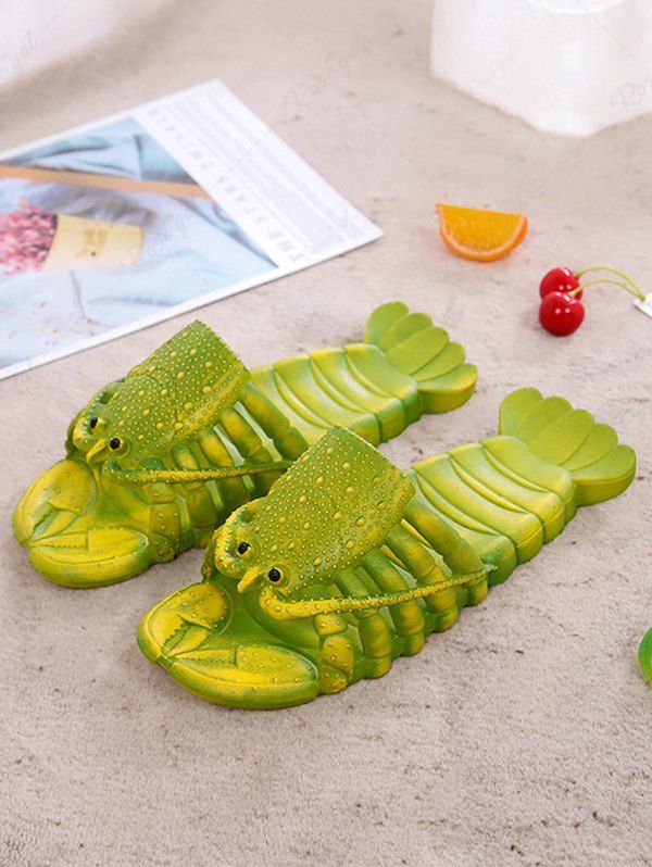 Unique Couple Lobster Shaped Slippers  