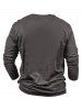 Letter Bike Print Round Neck Long Sleeve T Shirt -  