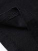 Letter Print Round Neck Long Sleeve Graphic T Shirt -  