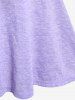 Plus Size Chains Bowknot Open Back Plaid Tank Top -  