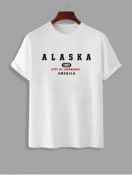 ALASKA 1997 Print Short Sleeve T Shirt -  