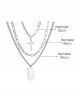 Punk Cross Layered Necklace -  