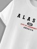 ALASKA 1997 Print Short Sleeve T Shirt -  