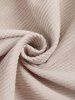 Ethnic Geometric Pattern Embroidered Two Tone Corduroy Long Sleeves Shirt -  