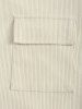 Two Tone Colorblock Long Sleeves Corduroy Shirt -  