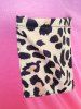 Plus Size Ombre Leopard Pocket Ladder Cutout Tank Top -  