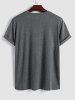 Solid Color Basic Short Sleeves T-shirt -  