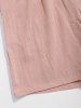Pockets Drawstring Casual Bermuda Shorts -  