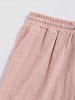 Pockets Drawstring Casual Bermuda Shorts -  