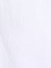 Plus Size Hollow Out Short Sleeves Solid Textured Blouse -  