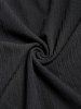 Plus Size Lace Panel Pull On Flare Pants - Noir 4X | US 26-28
