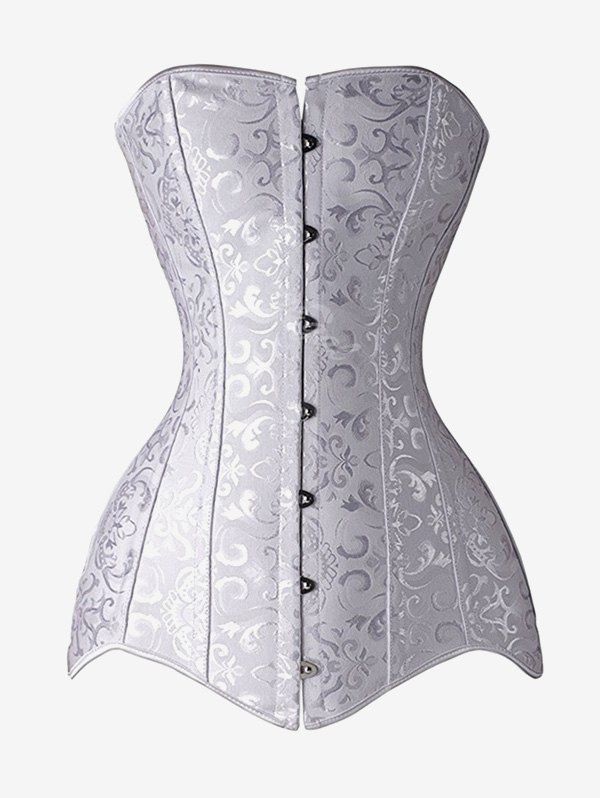 Store Gothic Lace-up Boning Hourglass Body Shaper Brocade Corset  