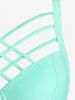 Plus Size Crisscross Push Up Padded Skort Tankini Swimsuit -  