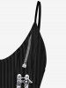 Gothic 3D Print Cami Top (Adjustable Straps) -  