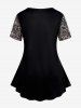Gothic 3D Print Short Sleeve T-shirt -  