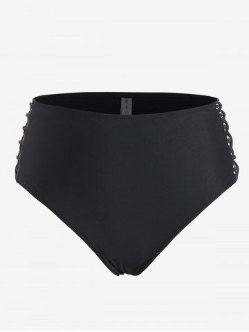 Plus Size American Flag Sunflower Crisscross Cinched Patriotic Tankini Swimsuit