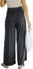 Bowknot Casual Tulip Wide Leg Pants -  