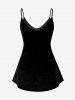 Plus Size 3D Heart Dreamcatcher Butterfly Printed Cami Top (Adjustable Straps) -  
