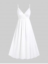 Plus Size Cami Maxi Surplice Dress -  