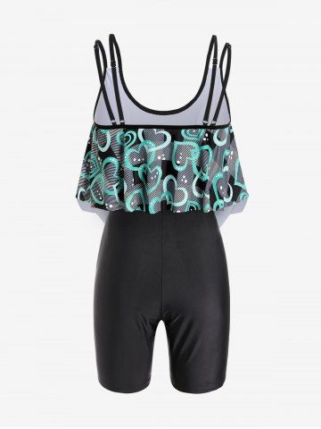 Overlay sales tankini swimsuit