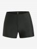 Plus Size & Curve Cinched Polka Dot Crisscross Tankini Swimsuit -  