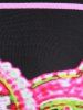 Plus Size Paisley Printed Padded Boyleg Hankerchief Tankini Swimsuit -  