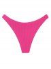 Ribbed Bikini Bottom -  