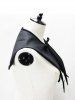 Gothic Pointed Tie Bow Detachable Collar -  
