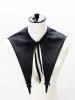 Gothic Pointed Tie Bow Detachable Collar -  